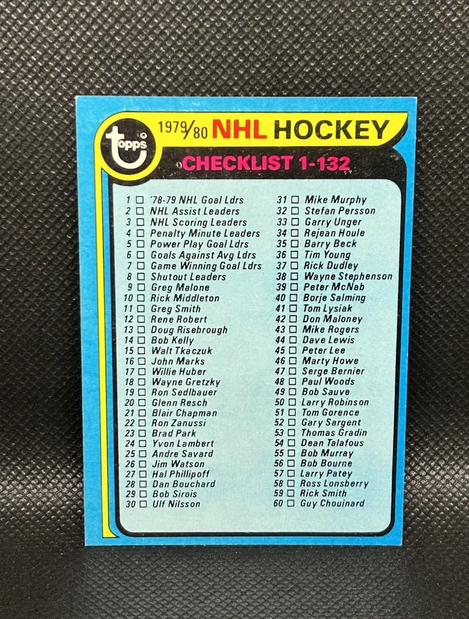 Hockey Checklist Cards 1979 Topps 1979 Topps