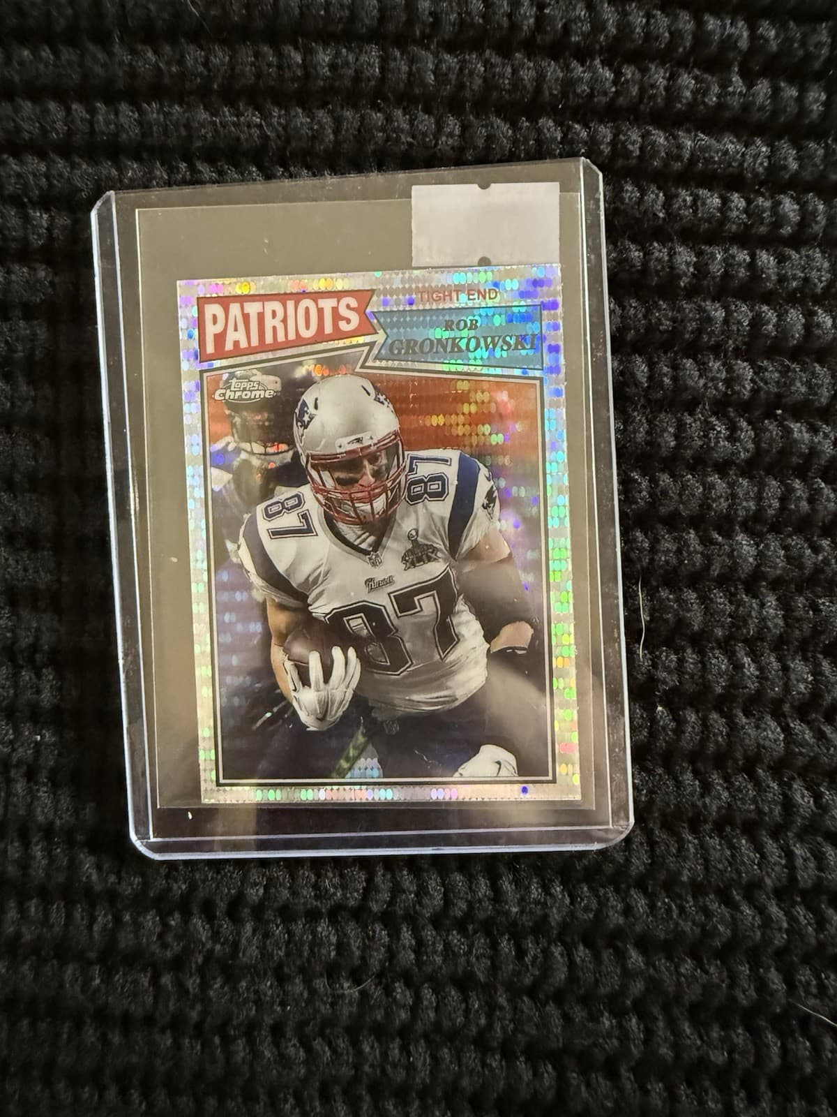 Anniversary Rob Gronkowski 2015 Topps Chrome 2015 Topps Chrome refractor