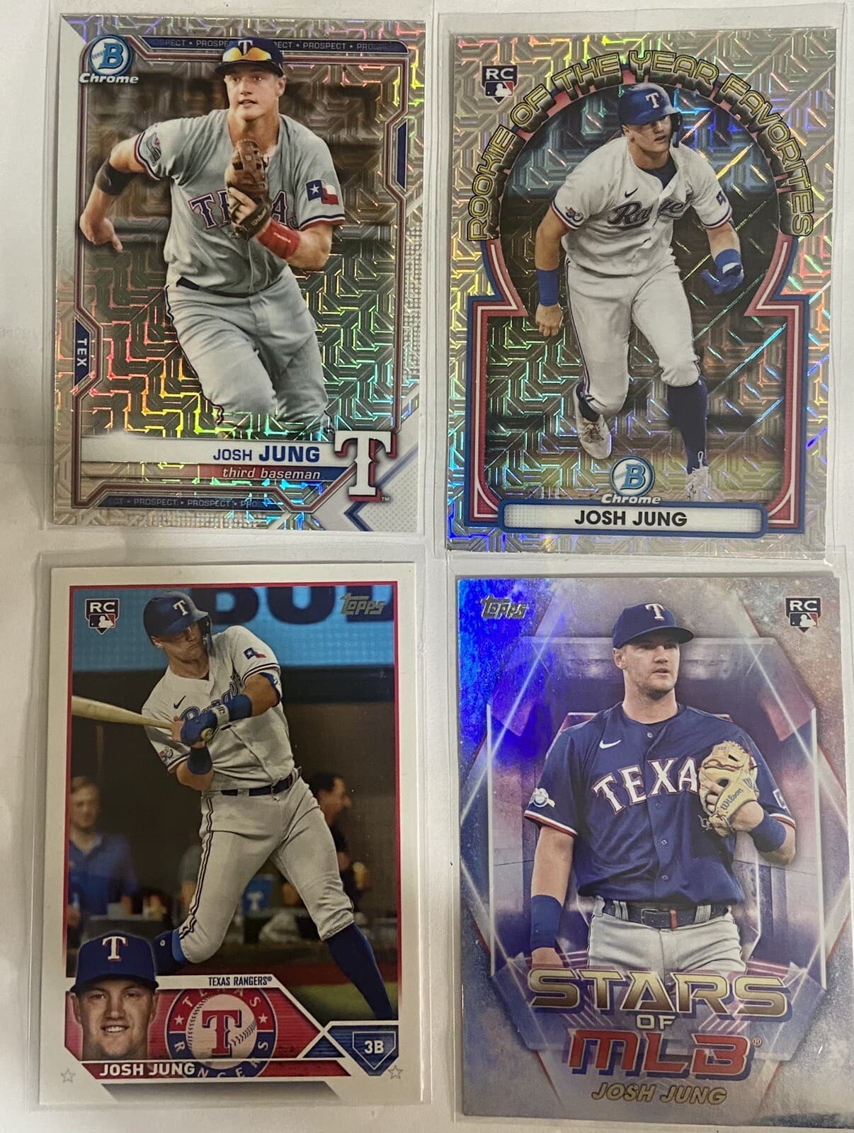 Josh Jung Bowman 2021 Topps 2021 Topps mojo example 2