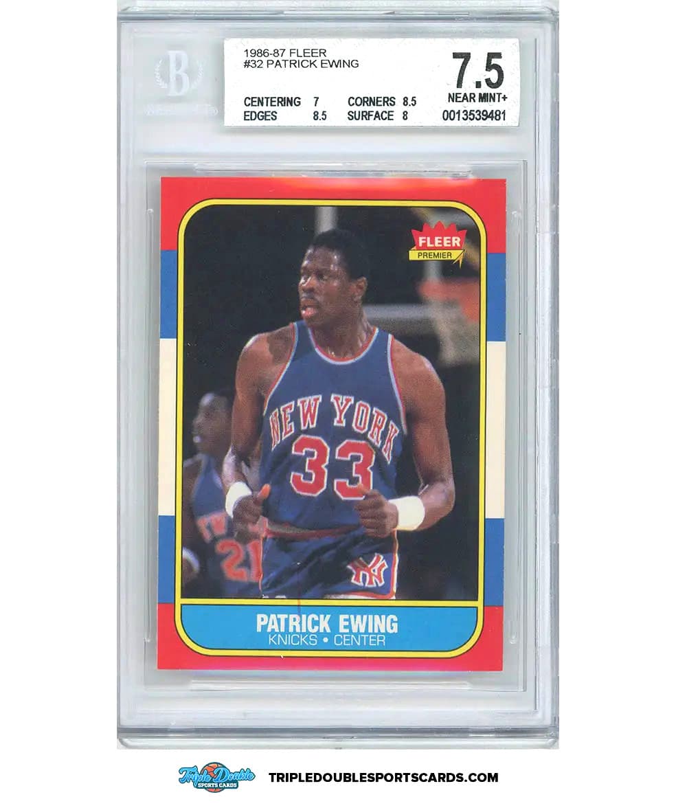 Patrick Ewing Near 1986 Fleer 1986 Fleer