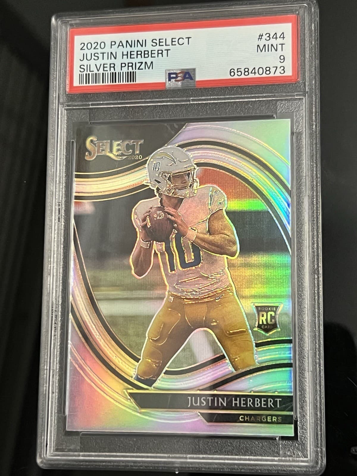 Justin Herbert Silver 2020 Panini Select 2020 Panini Select silver