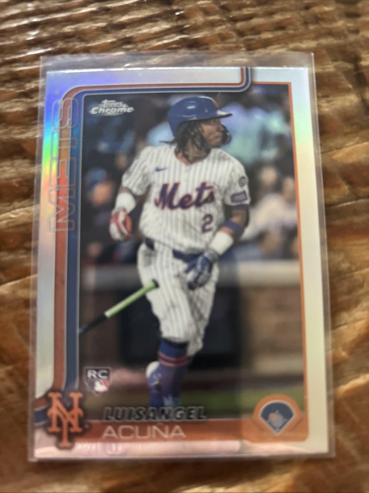 Luisangel Acuna Chicago 2025 Topps Chrome 2025 Topps Chrome refractor