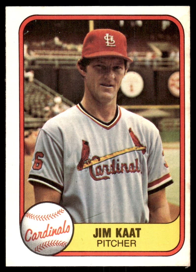 Jim Kaat St 1981 Fleer 1981 Fleer
