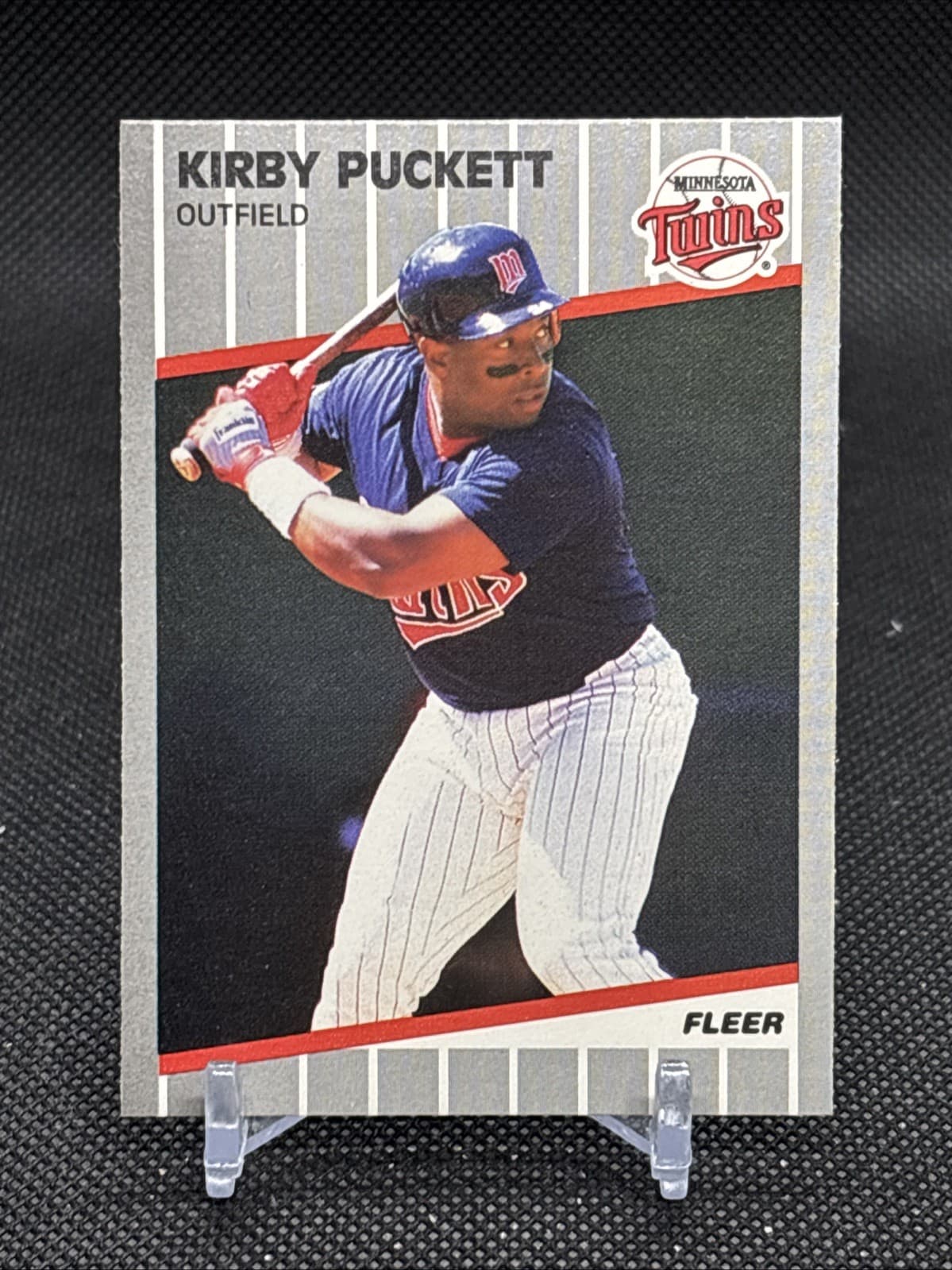 KIRBY PUCKETT MINNESOTA TWINS 1989 Fleer 1989 Fleer