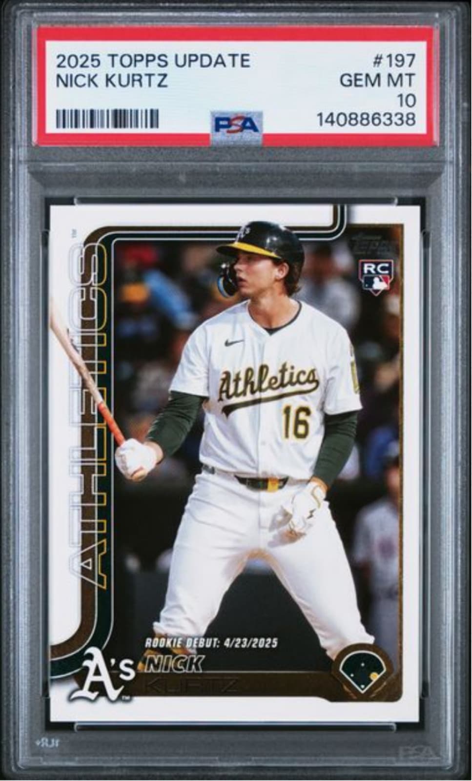 Nick Kurtz Baseball 2025 Topps Update 2025 Topps Update