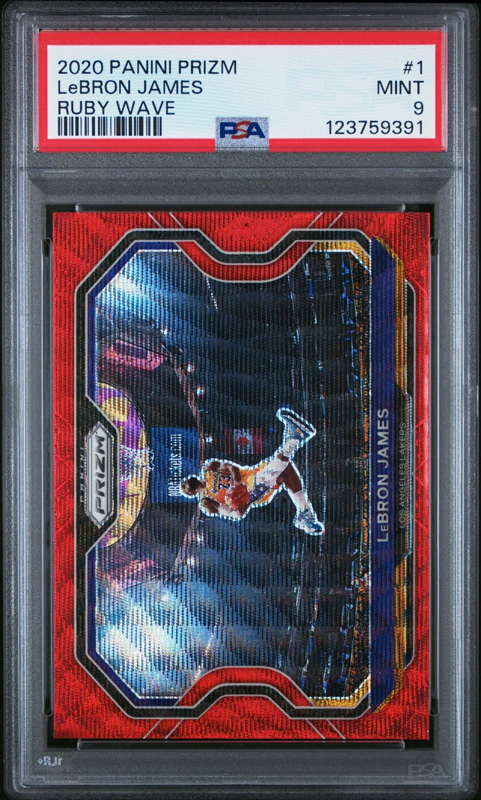 RUBY WAVE LEBRON JAMES 2020 Panini Prizm 2020 Panini Prizm wave