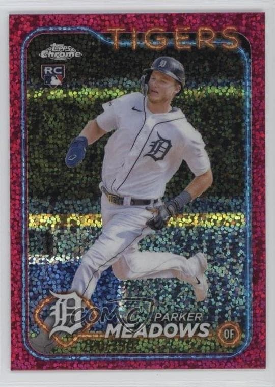 Parker Meadows trading card