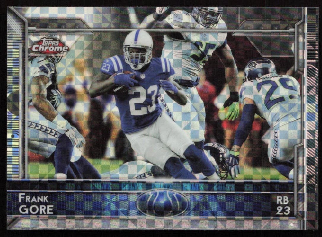 Frank Gore Xfractors 2015 Topps Chrome 2015 Topps Chrome