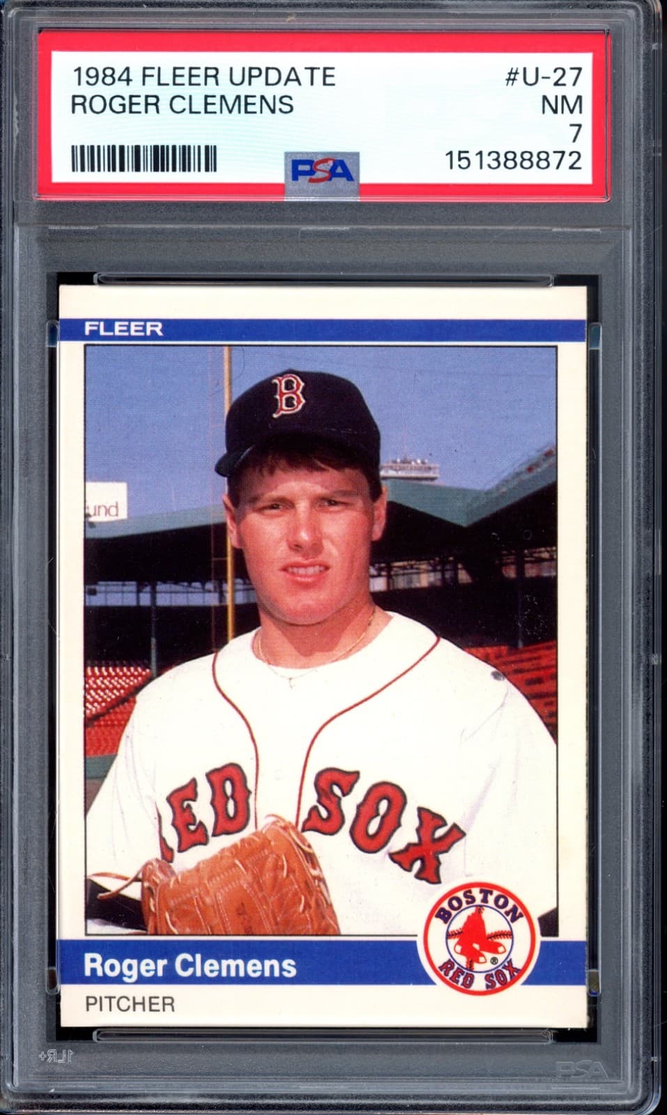 Roger Clemens trading card