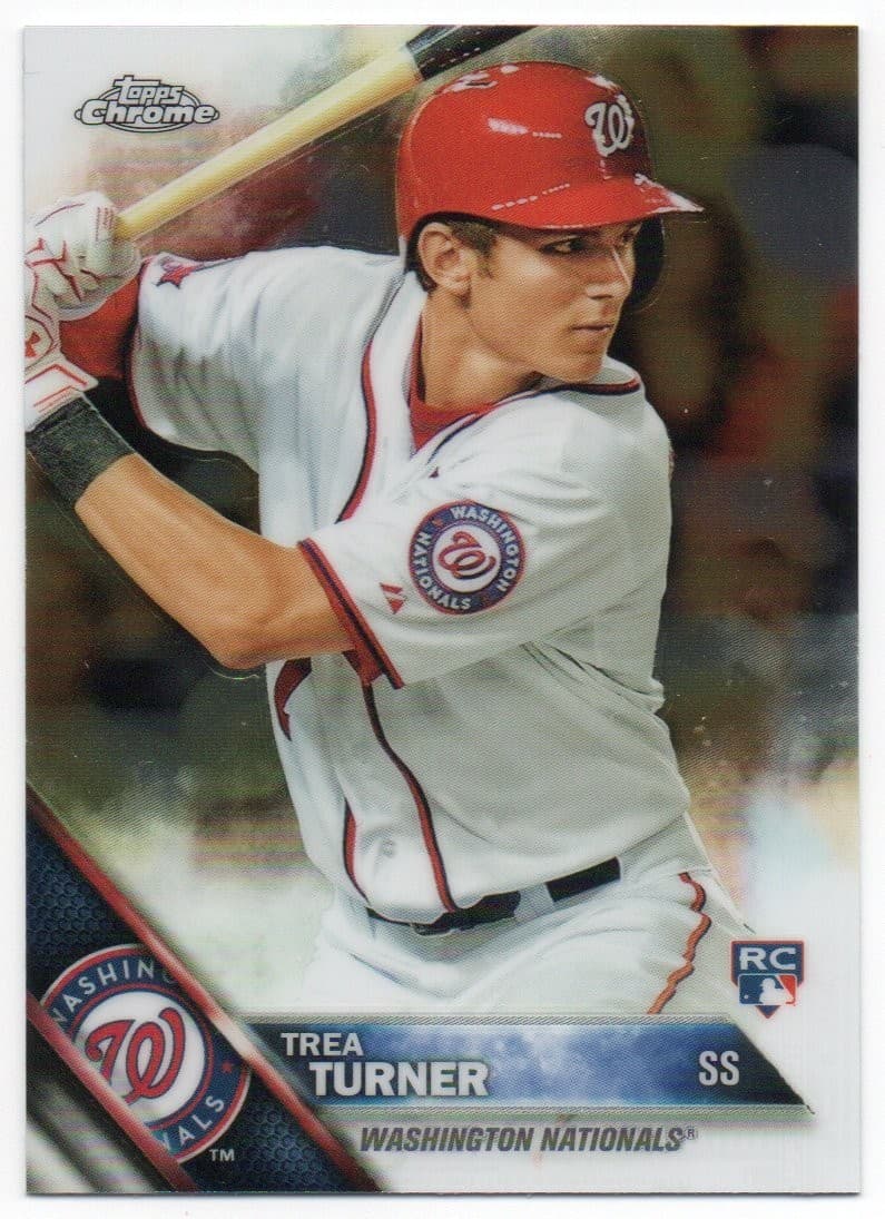 Trea Turner Nationals 2016 Topps Chrome 2016 Topps Chrome