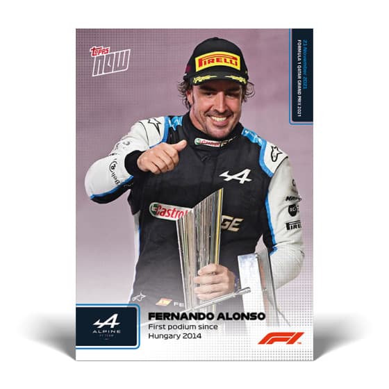 Fernando Alonso First 2021 Topps 2021 Topps