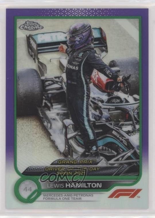 Green Lewis Hamilton 2022 Topps Chrome 2022 Topps Chrome