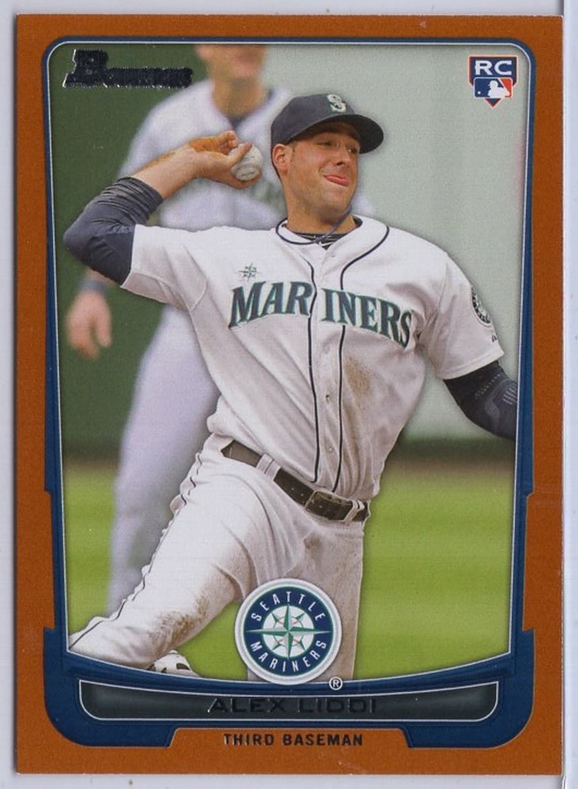 Orange Alex Liddi 2012 Bowman 2012 Bowman orange