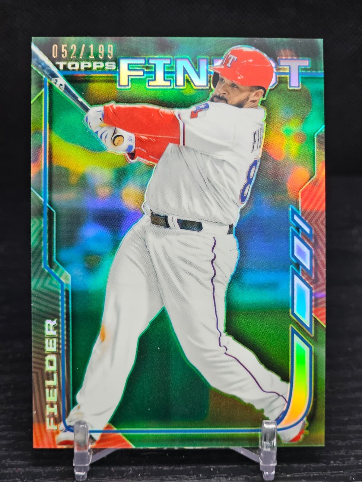 Prince Fielder Texas 2014 Topps Finest 2014 Topps Finest green-refractor