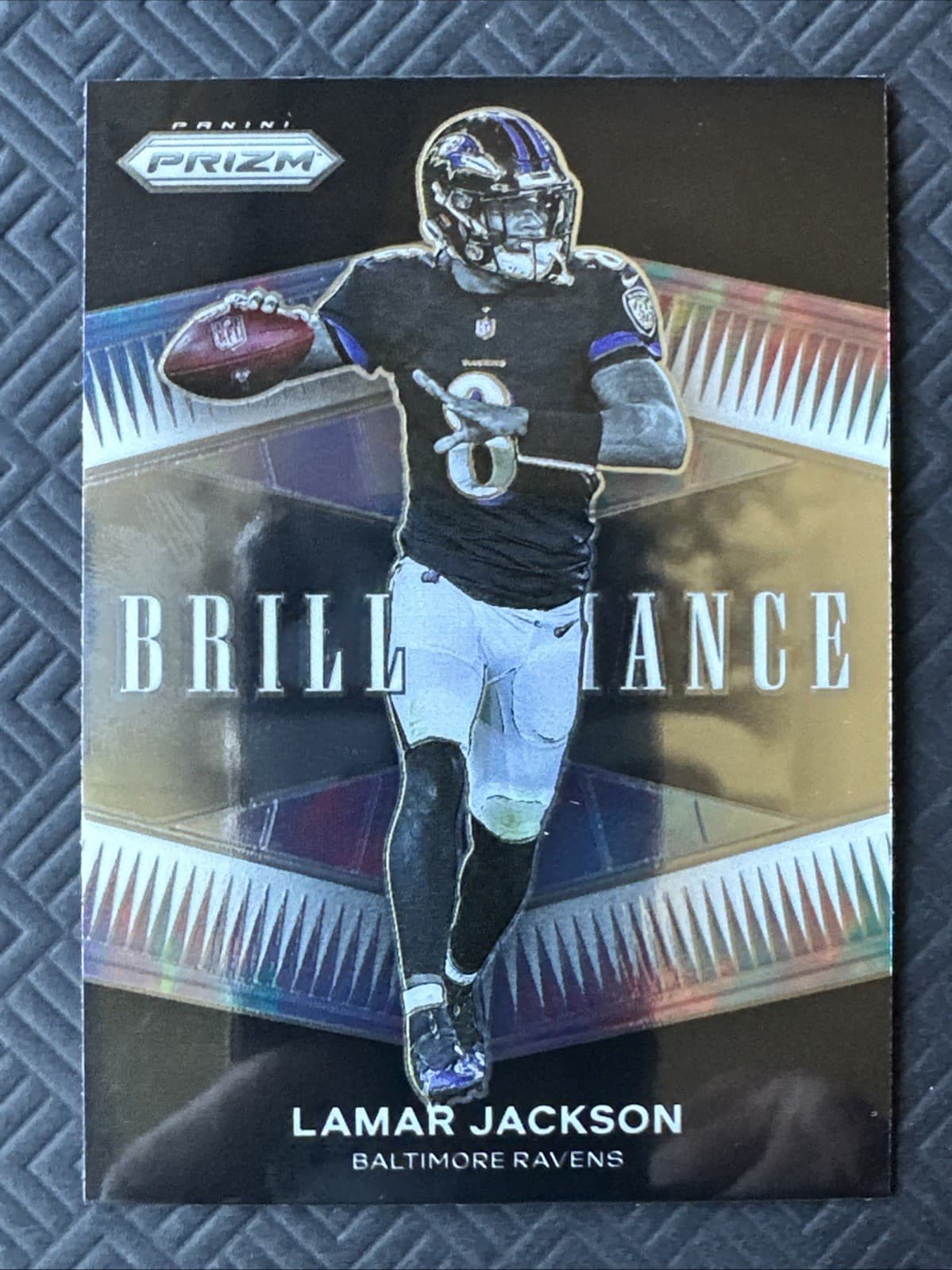 Brilliance Lamar Jackson 2021 Panini Prizm