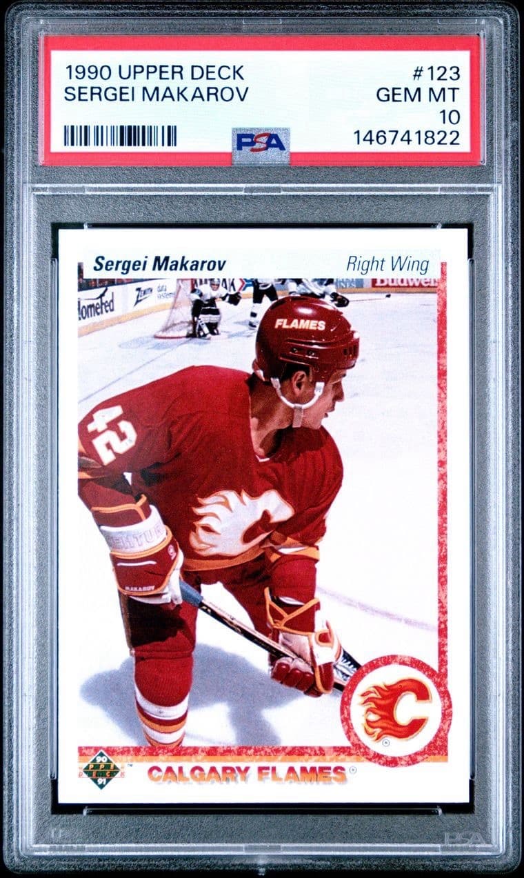 Sergei Makarov trading card