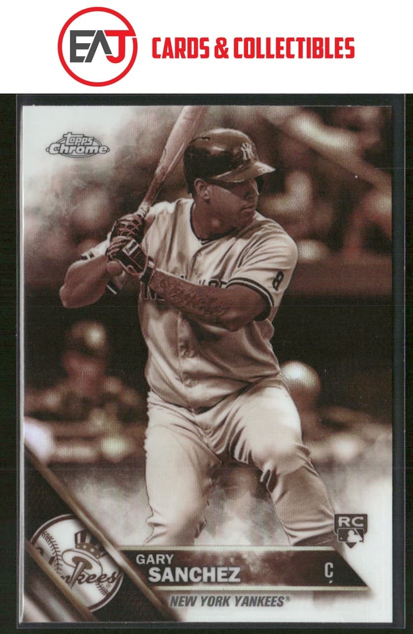 Gary Sanchez Sepia 2016 Topps Chrome 2016 Topps Chrome refractor
