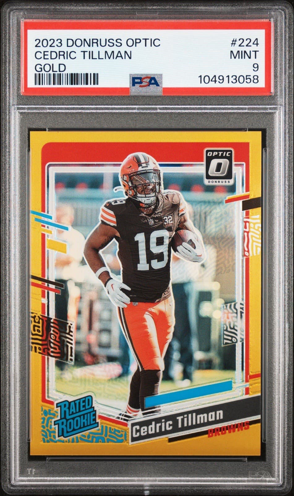Cedric Tillman trading card