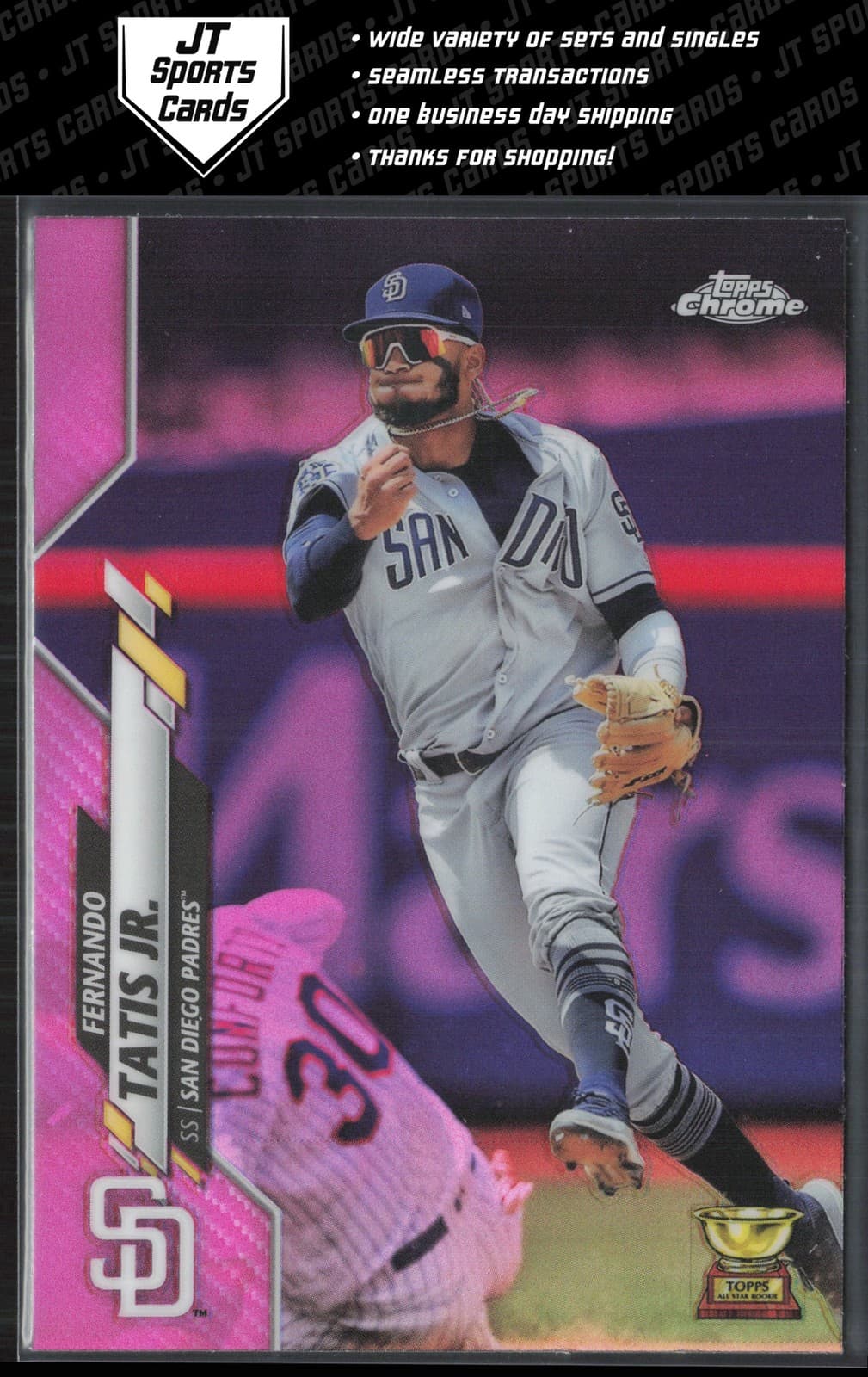 Fernando Tatis Jr 2020 Topps Chrome 2020 Topps Chrome pink-refractor