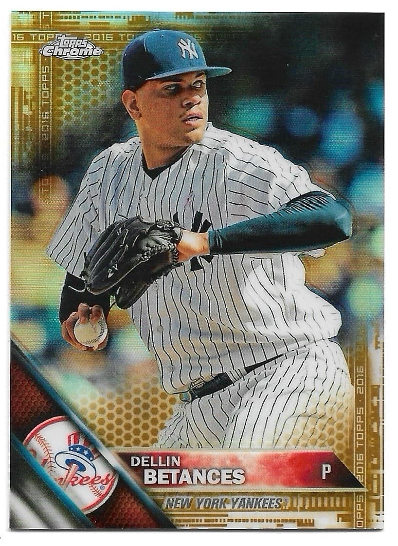Dellin Betances 2016 Topps Chrome 2016 Topps Chrome gold-refractor
