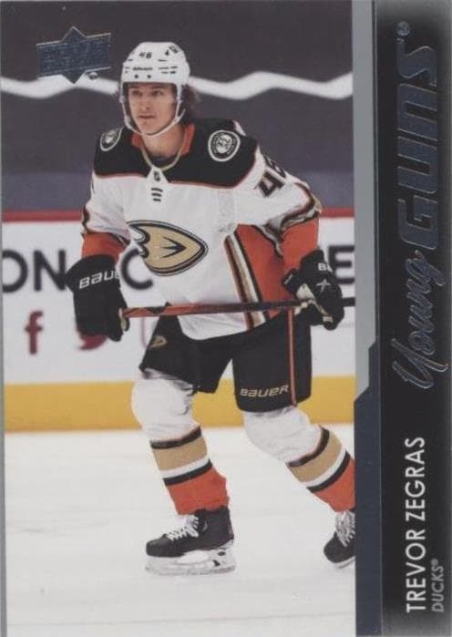 Trevor Zegras trading card