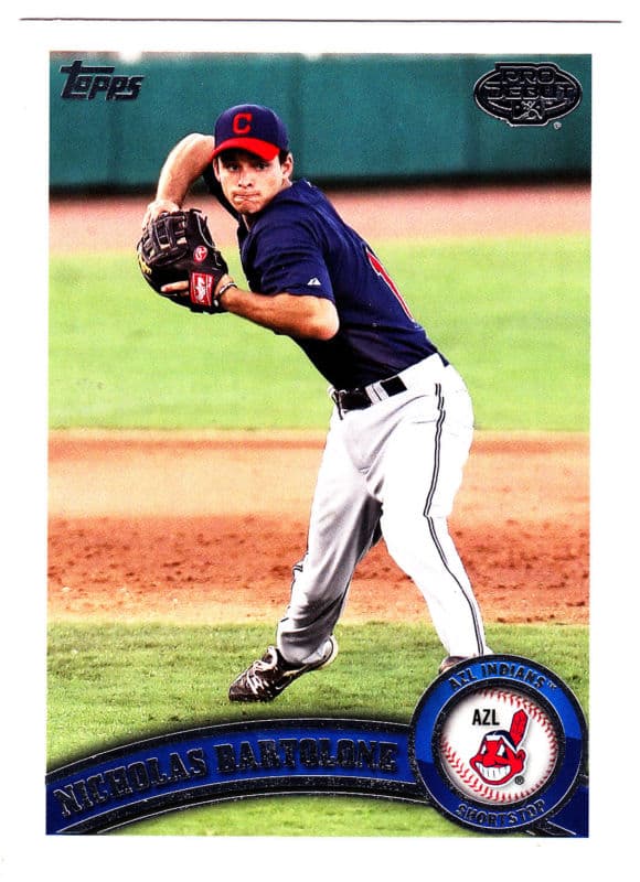 Nicholas Bartolone Cleveland 2011 Topps 2011 Topps