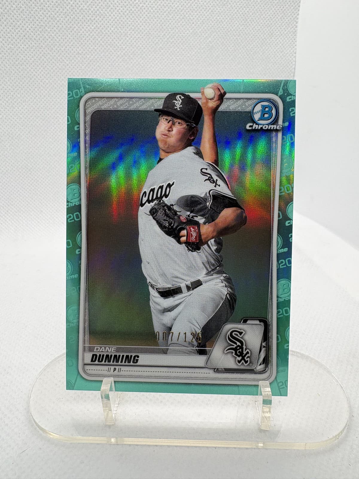 Prospects Dane Dunning 2020 Bowman 2020 Bowman aqua-refractor