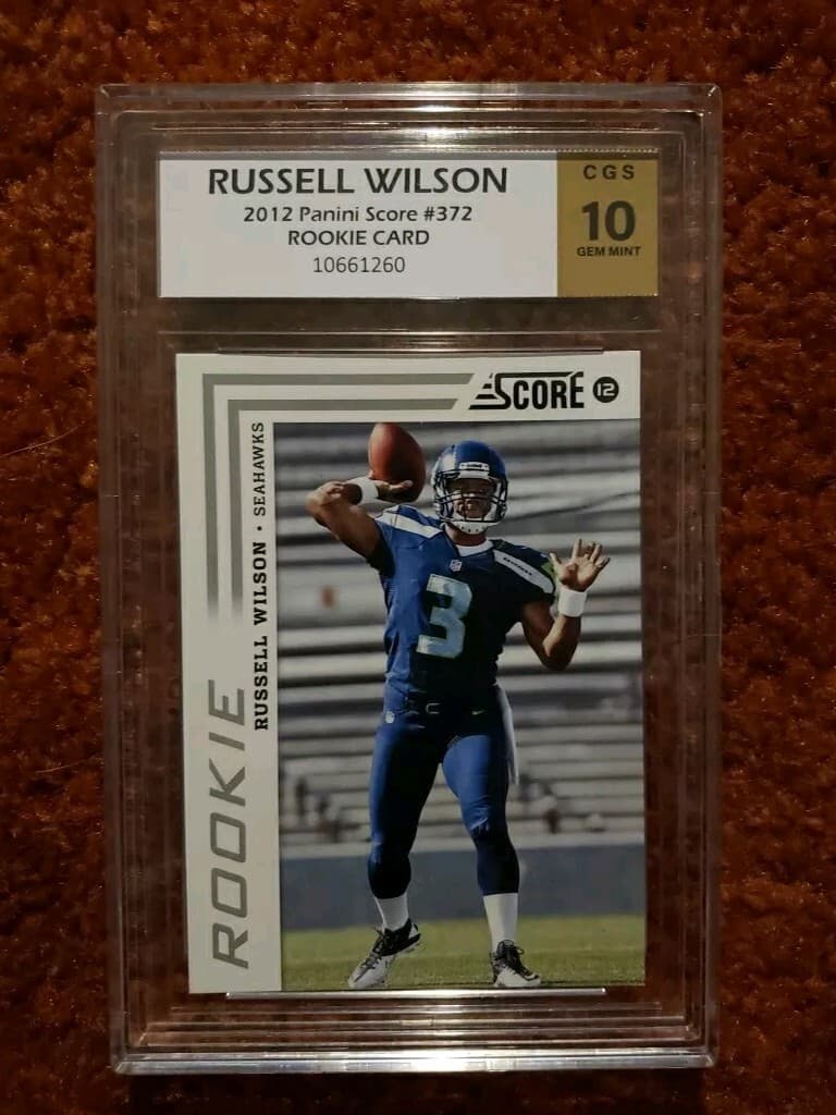 *RUSSELL WILSON* Score *CGS 10 2012 Panini