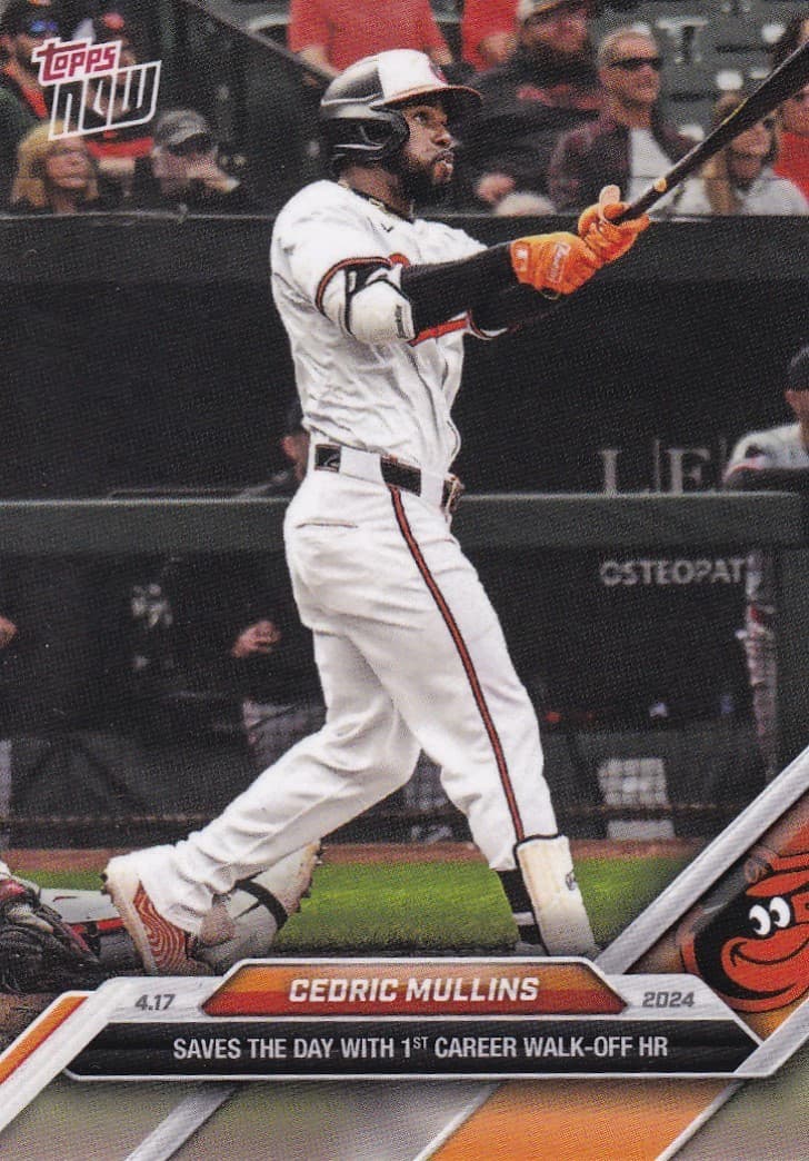 CEDRIC MULLINS NOW BALTIMORE O 2024 Topps 2024 Topps