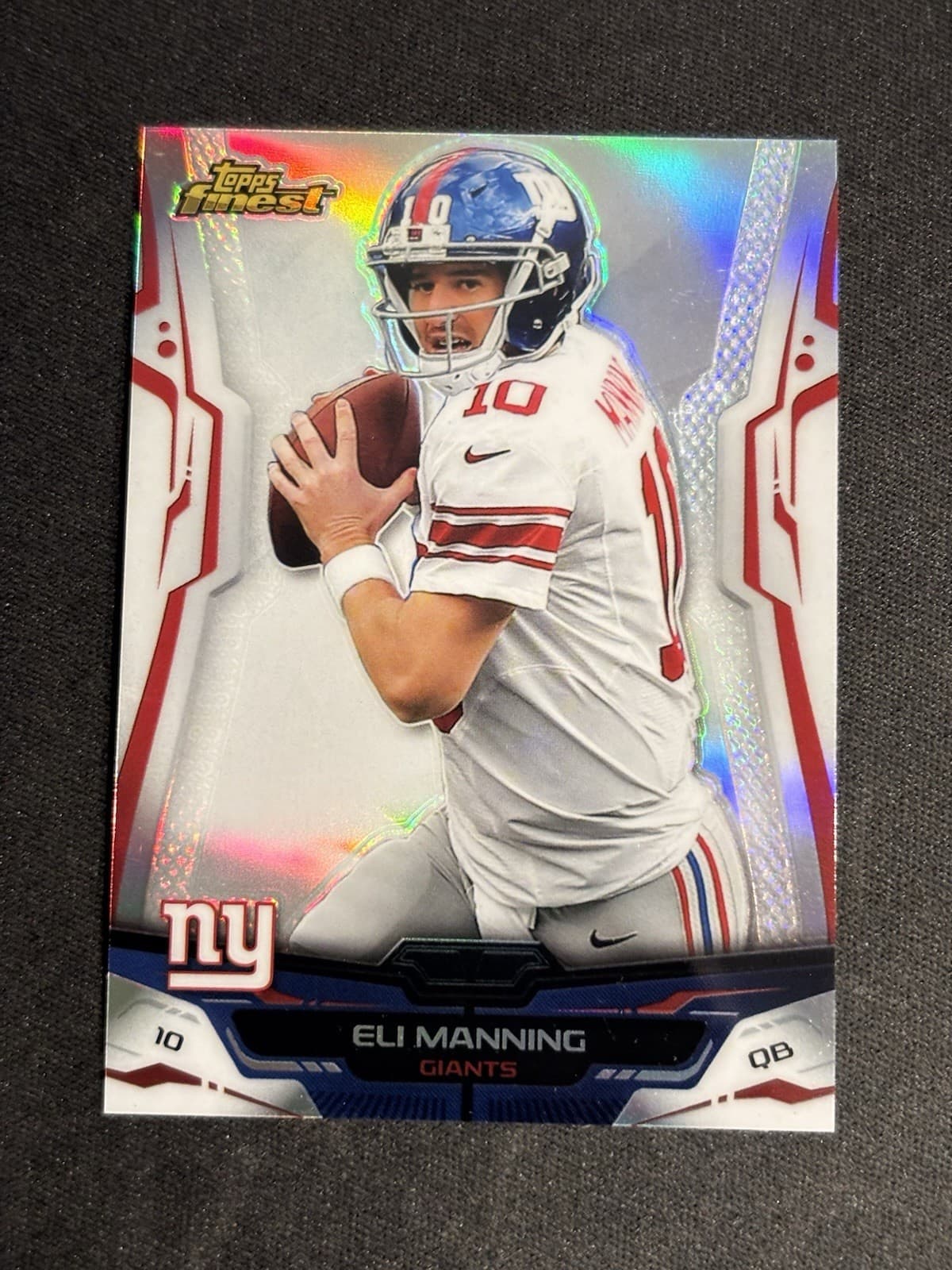 Eli Manning New 2014 Topps Finest 2014 Topps Finest refractor