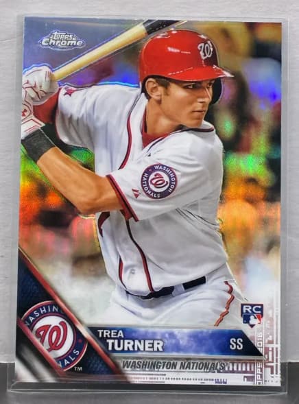 Trea Turner 2016 Topps Chrome 2016 Topps Chrome example 2