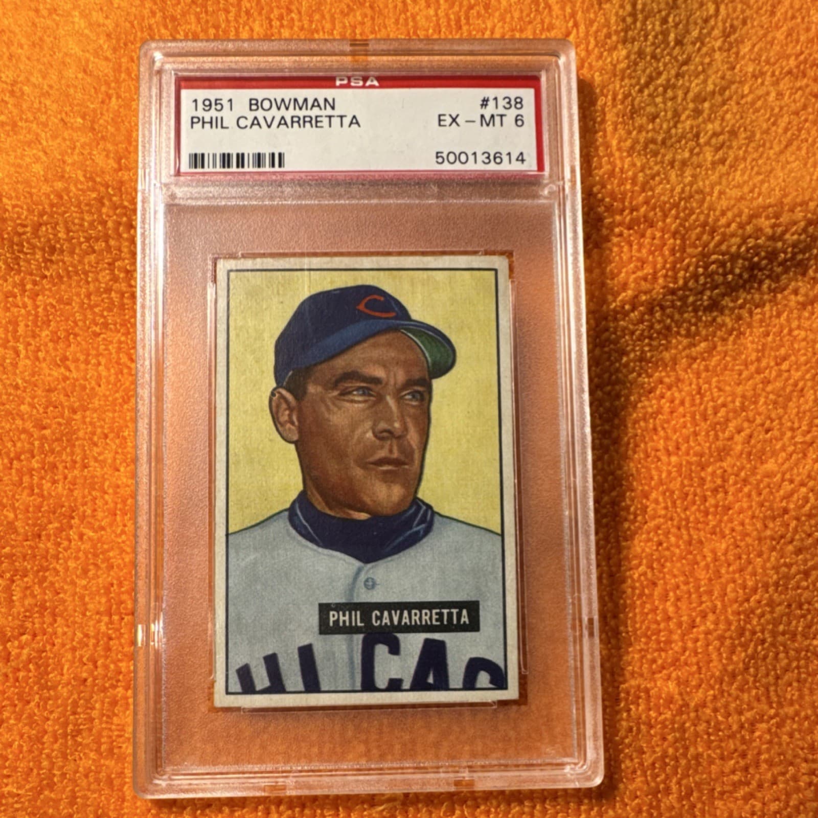 Phil Cavarretta Chicago 1951 Bowman 1951 Bowman
