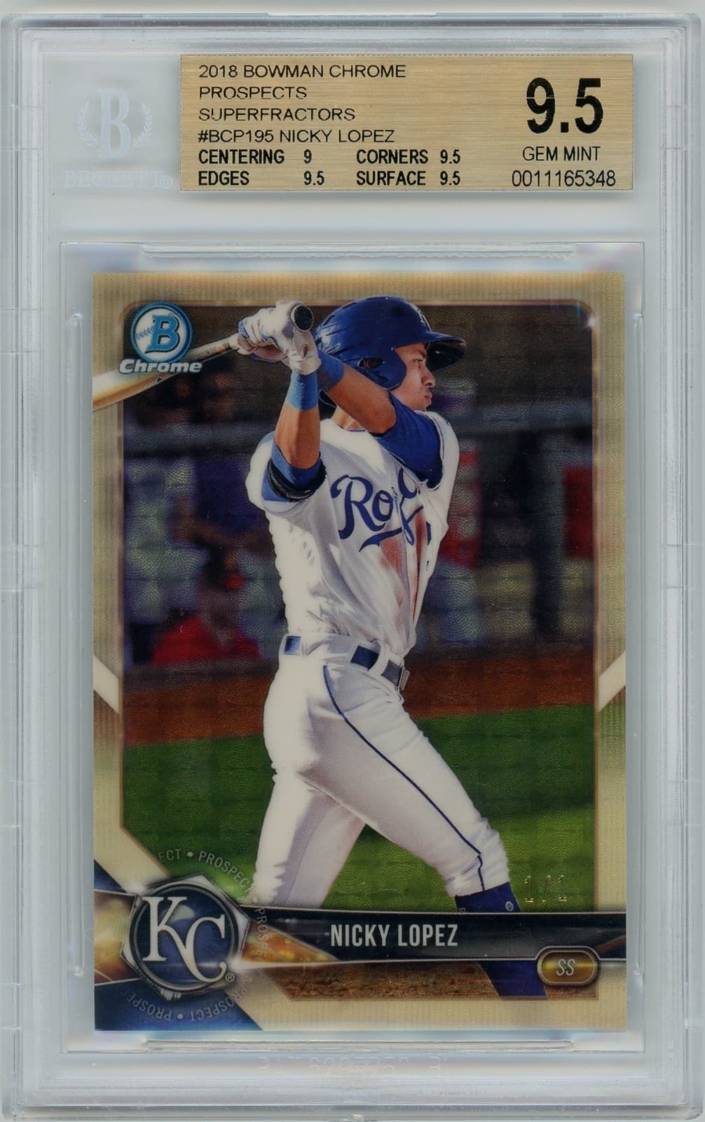 Nicky Lopez 2018 Bowman Chrome 2018 Bowman Chrome