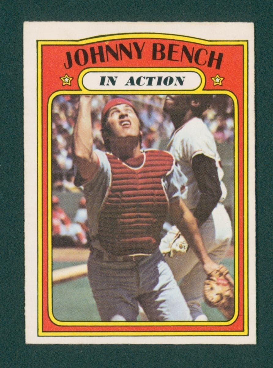 Johnny Bench In 1972 O-Pee-Chee 1972 O-Pee-Chee