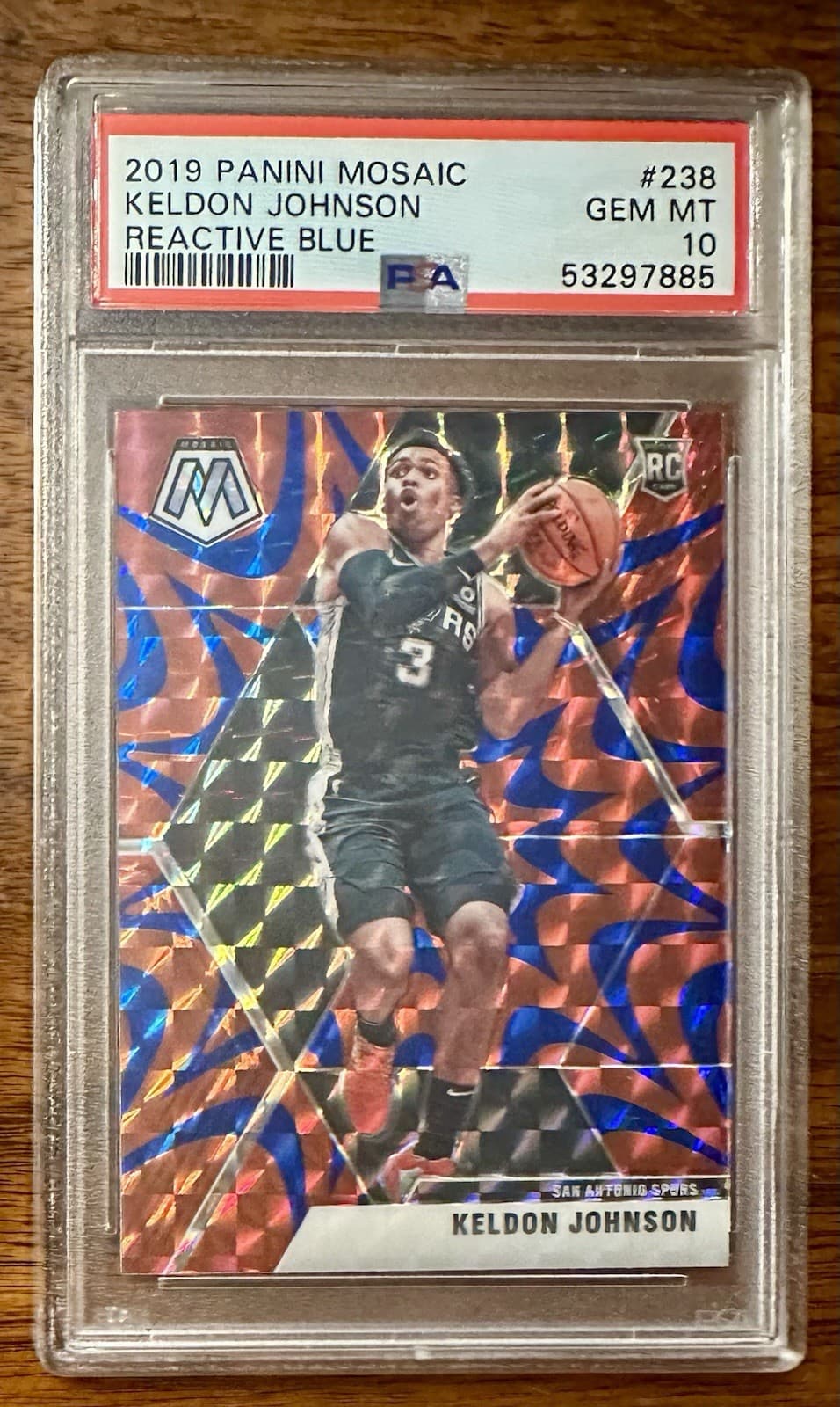 Basketball Reactive Blue 2019 Panini Mosaic 2019 Panini Mosaic