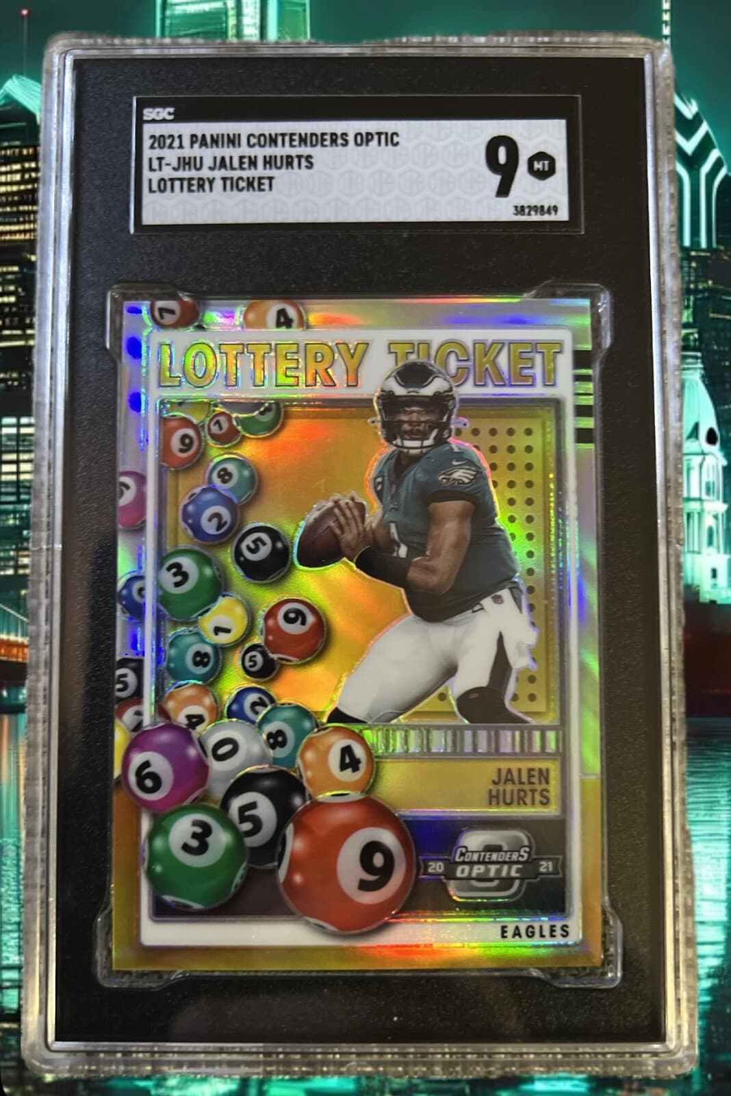 Jalen Hurts Lottery 2021 Panini Contenders 2021 Panini Contenders