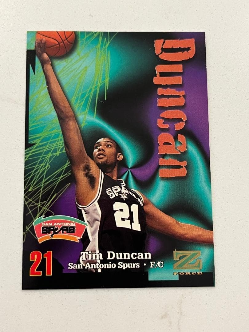 Force Tim Duncan 1998 Skybox 1998 Skybox