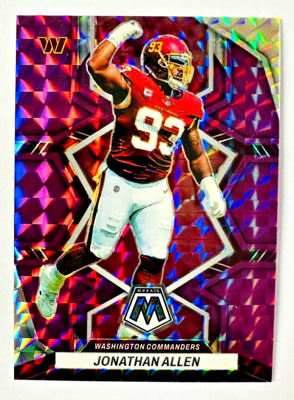 Jonathan Allen 2022 Panini Mosaic 2022 Panini Mosaic purple