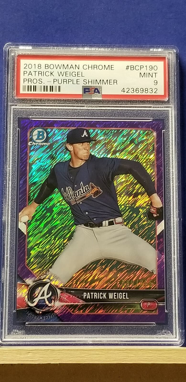 Patrick Weigel 2018 Bowman Chrome 2018 Bowman Chrome