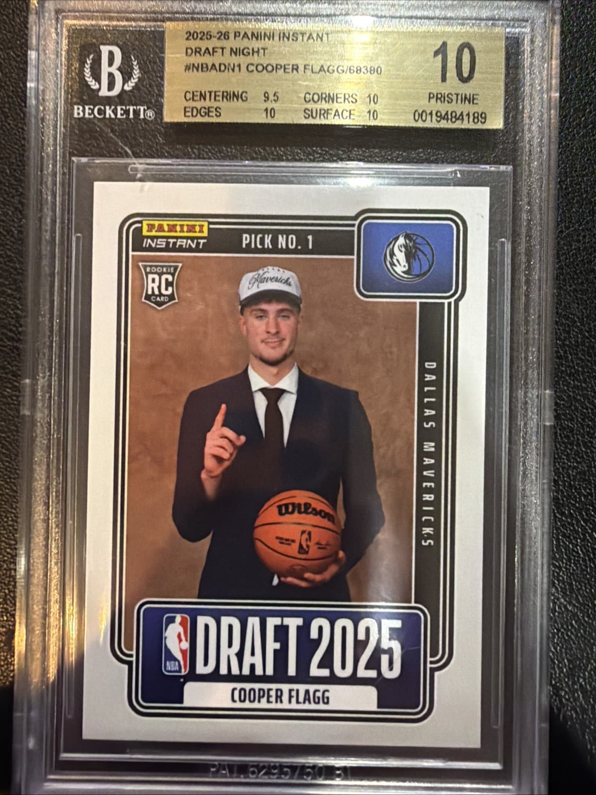 COOPER FLAGG PRISTINE INSTANT 2025 Panini 2025 Panini