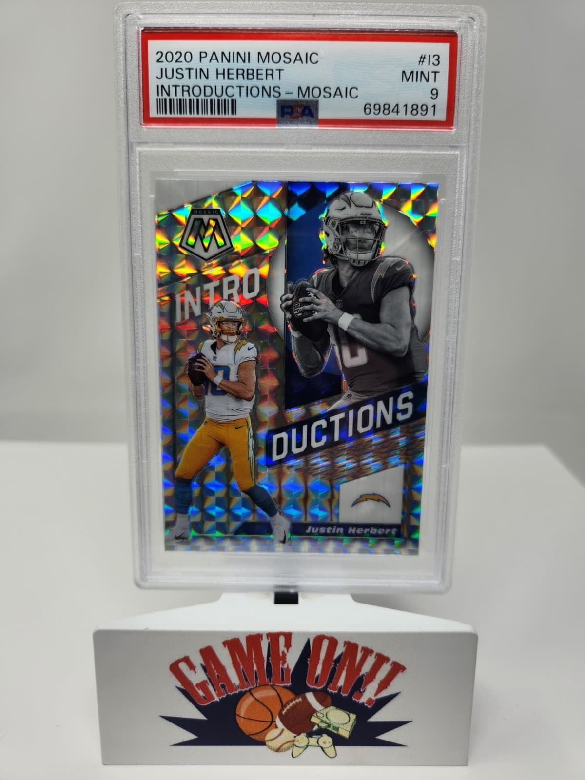 Justin Herbert Introductions 2020 Panini Mosaic 2020 Panini Mosaic