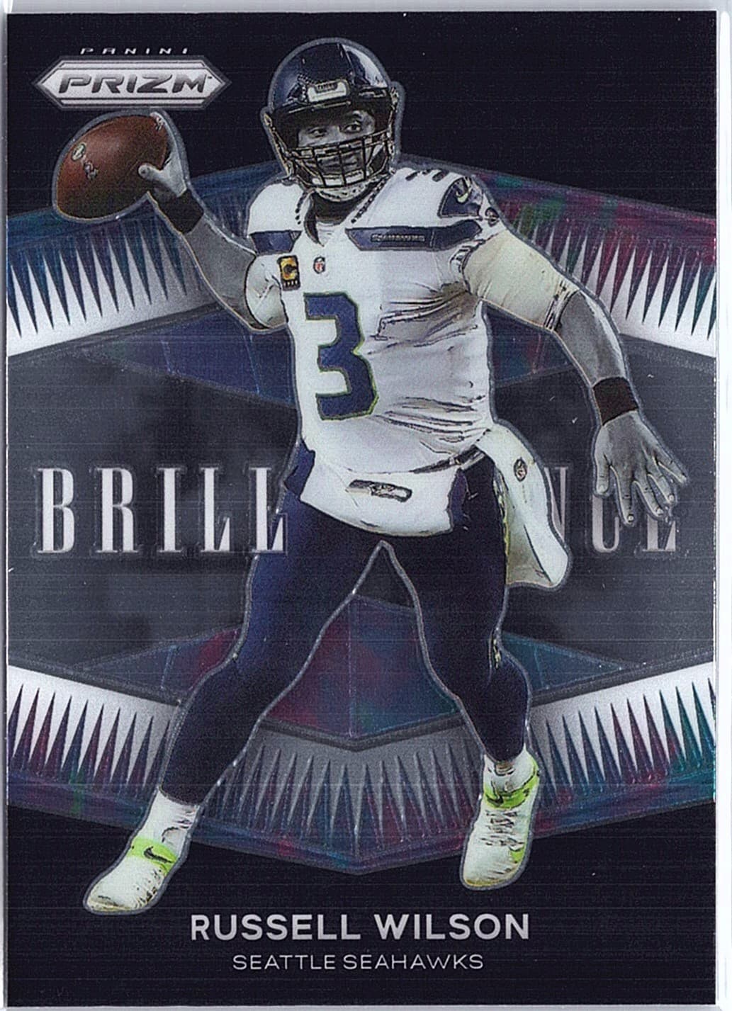 Russell Wilson Brilliance 2021 Panini Prizm