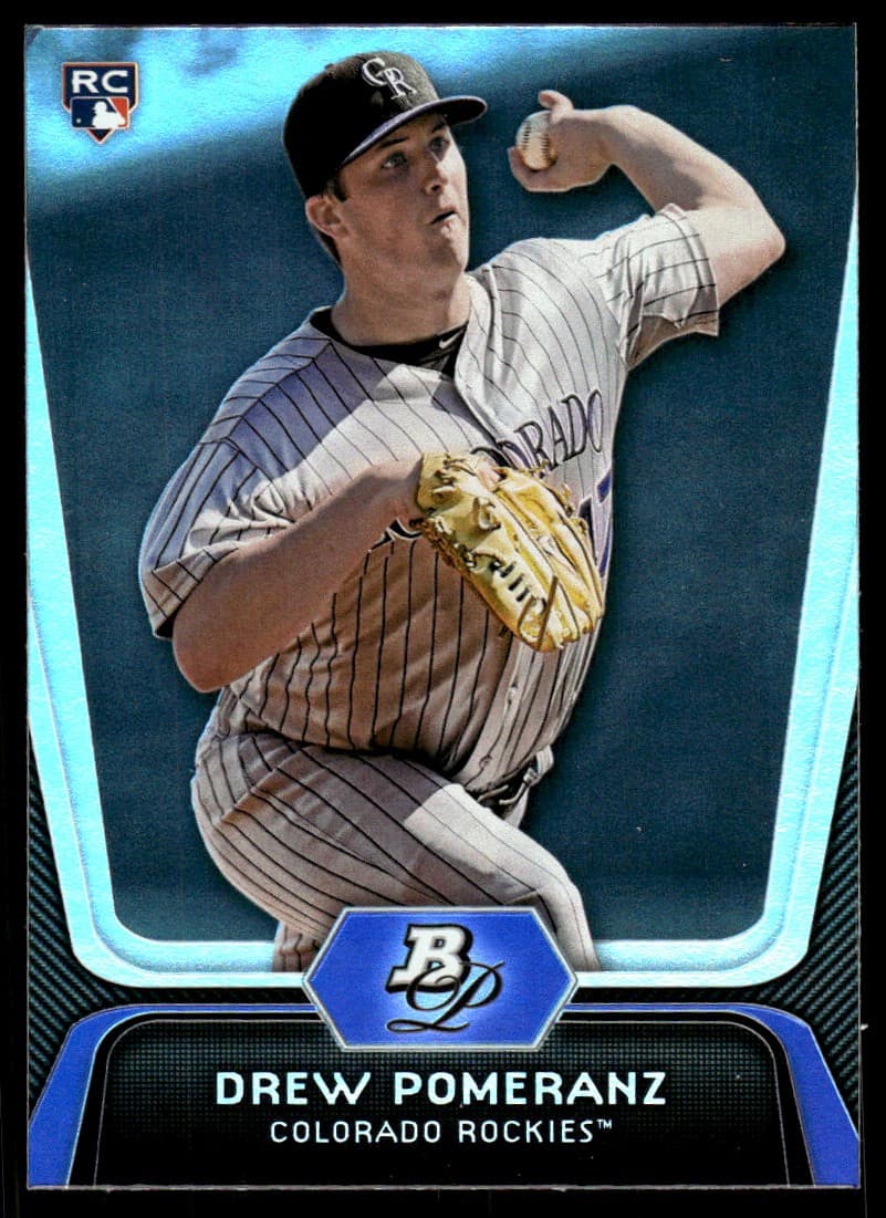 Drew Pomeranz Platinum 2012 Bowman