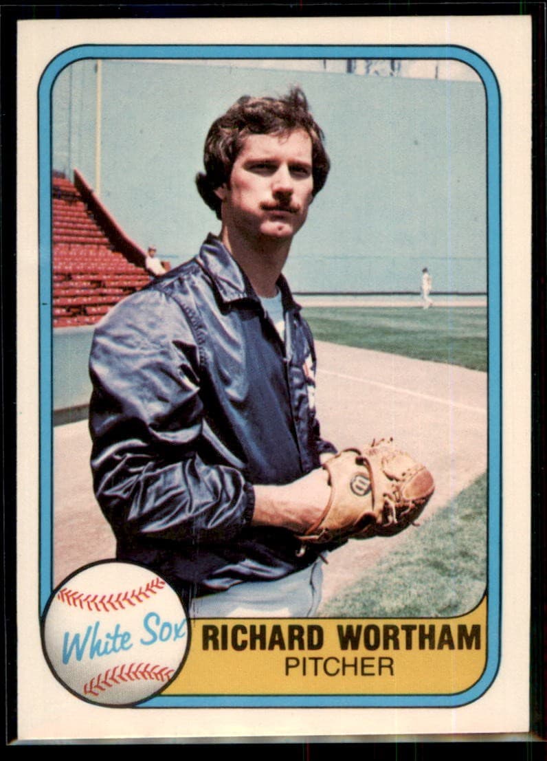 Richard Wortham Chicago 1981 Fleer 1981 Fleer
