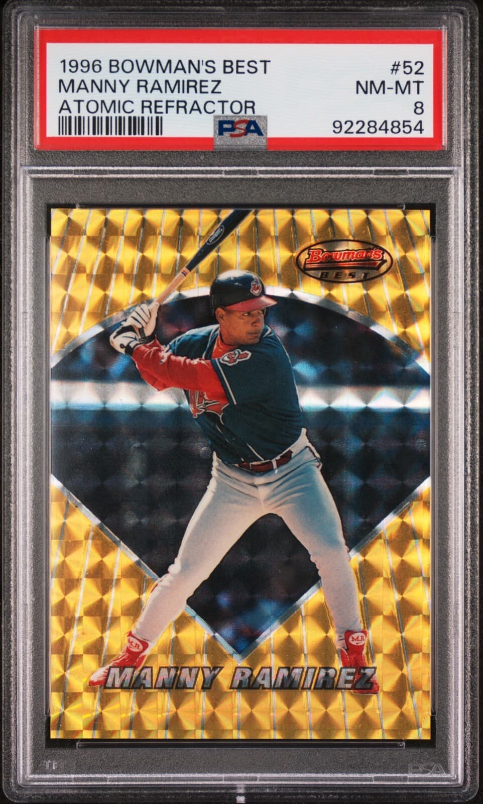 Manny Ramirez 1996 Bowman 1996 Bowman refractor