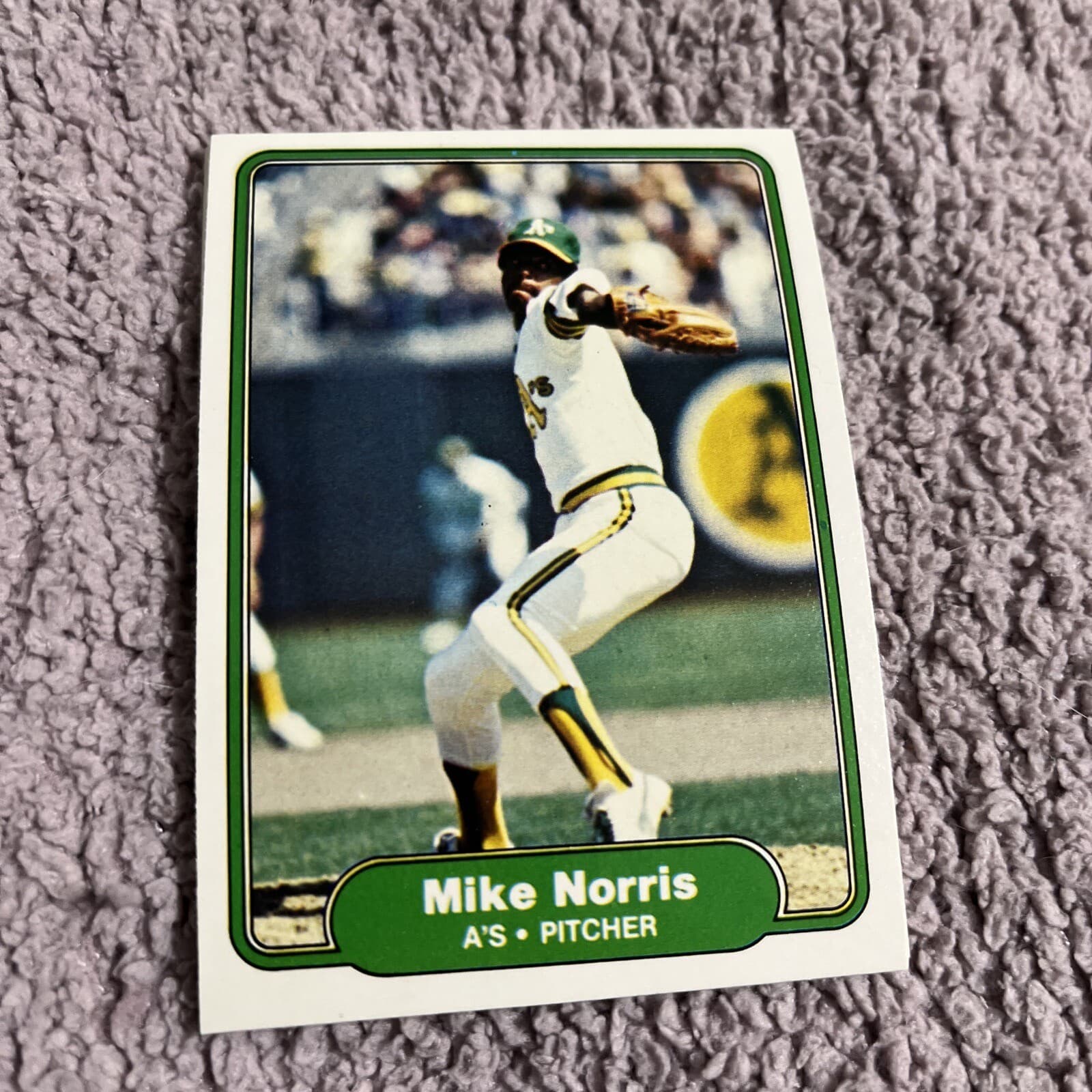 Mike Norris Oakland 1982 Fleer 1982 Fleer