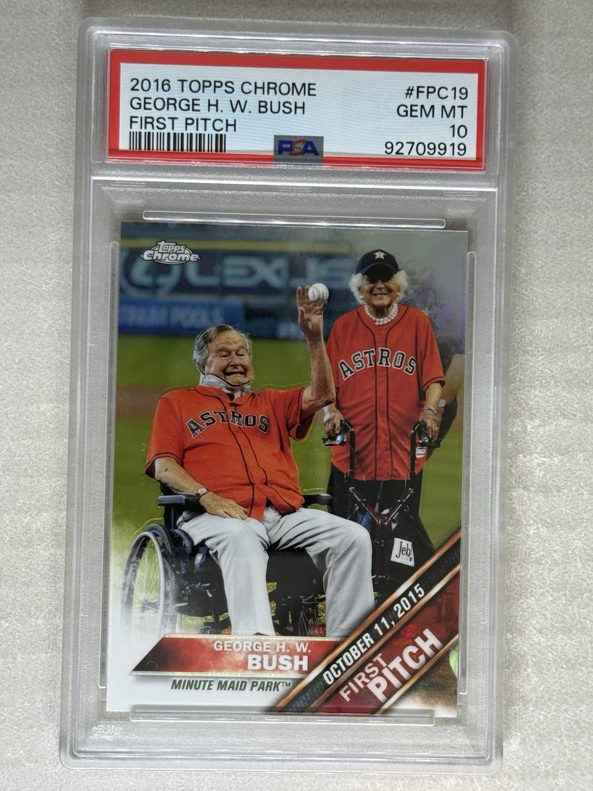 Bush First Pitch 2016 Topps Chrome 2016 Topps Chrome