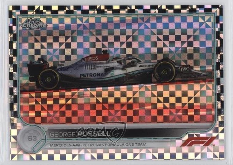 Cars Checker Flag 2022 Topps Chrome 2022 Topps Chrome refractor