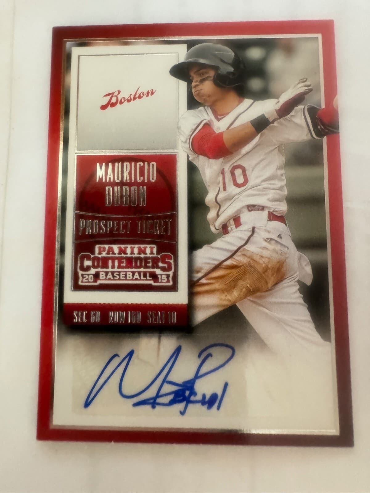 Prospect Ticket Mauricio 2015 Panini Contenders 2015 Panini Contenders