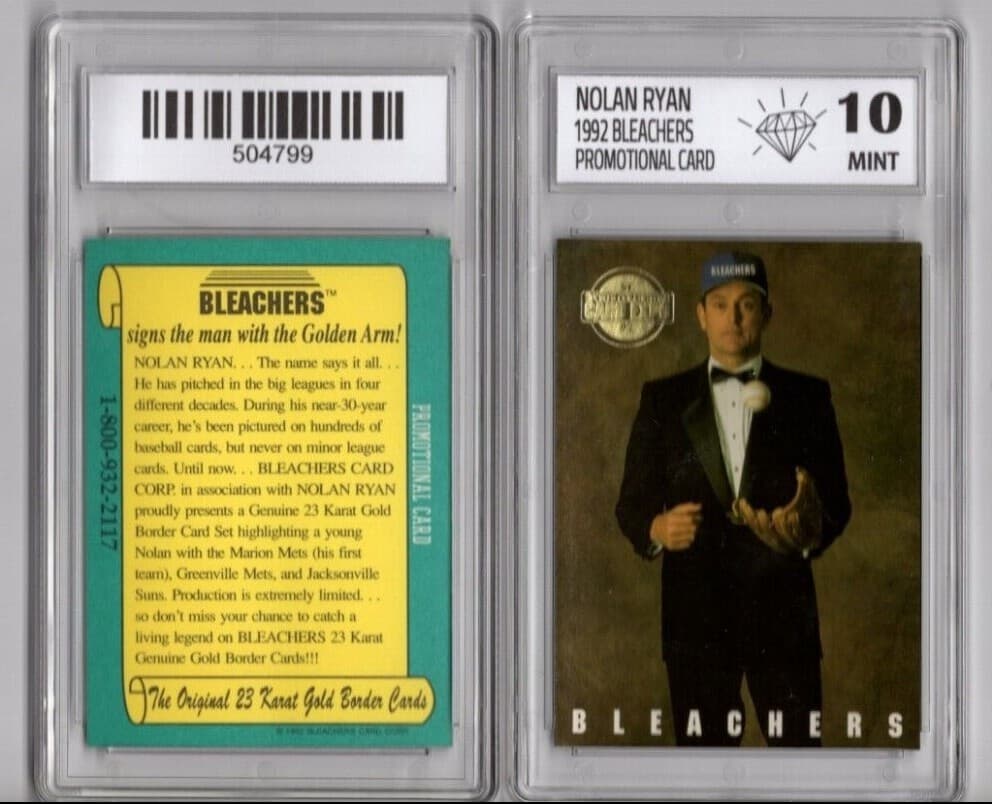 NOLAN RYAN BLEACHERS PROMO TUX 1991 Unknown 1991 Unknown